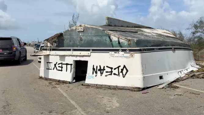 Hurricane Melissa damage in Montego Bay, Jamaica on Oct. 29, 2025, a day after landfall.